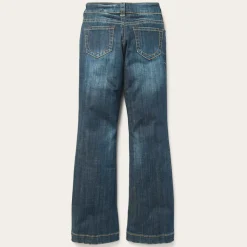Stetson 214 City Trouser Jeans In Medium Wash Blue