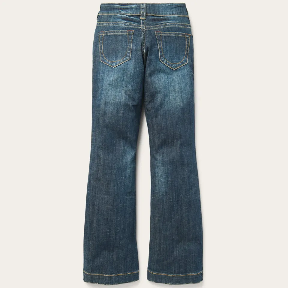 Stetson 214 City Trouser Jeans In Medium Wash Blue