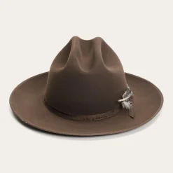Best Stetson 1865 Distressed Open Road Royal Deluxe Walnut