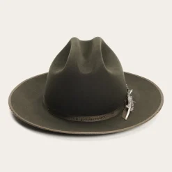 Stetson 1865 Distressed Open Road Royal Deluxe Silverbelly