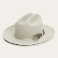 Stetson 1865 Distressed Open Road Royal Deluxe Silverbelly