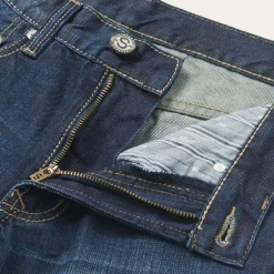 Hot Stetson 1312 Fit Destructed Jeans Blue