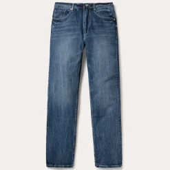 Hot Stetson 1520 Fit Standard Straight Leg Jean Blue