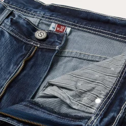 Best Stetson 1520 Fit Standard Straight Leg Jean Blue