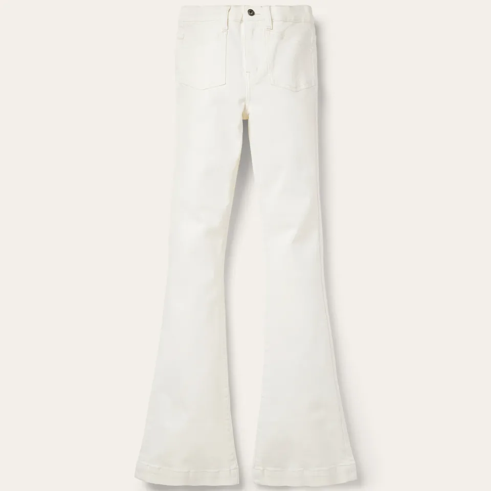 New Stetson 921 High Rise Flare Fit Jean White