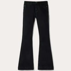 Hot Stetson 921 High Rise Flare Jeans Black
