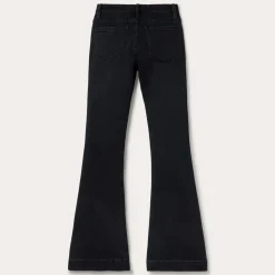Hot Stetson 921 High Rise Flare Jeans Black