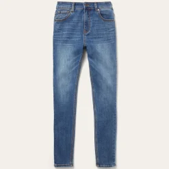 Hot Stetson 902 High Waist Skinny Fit Jeans Blue