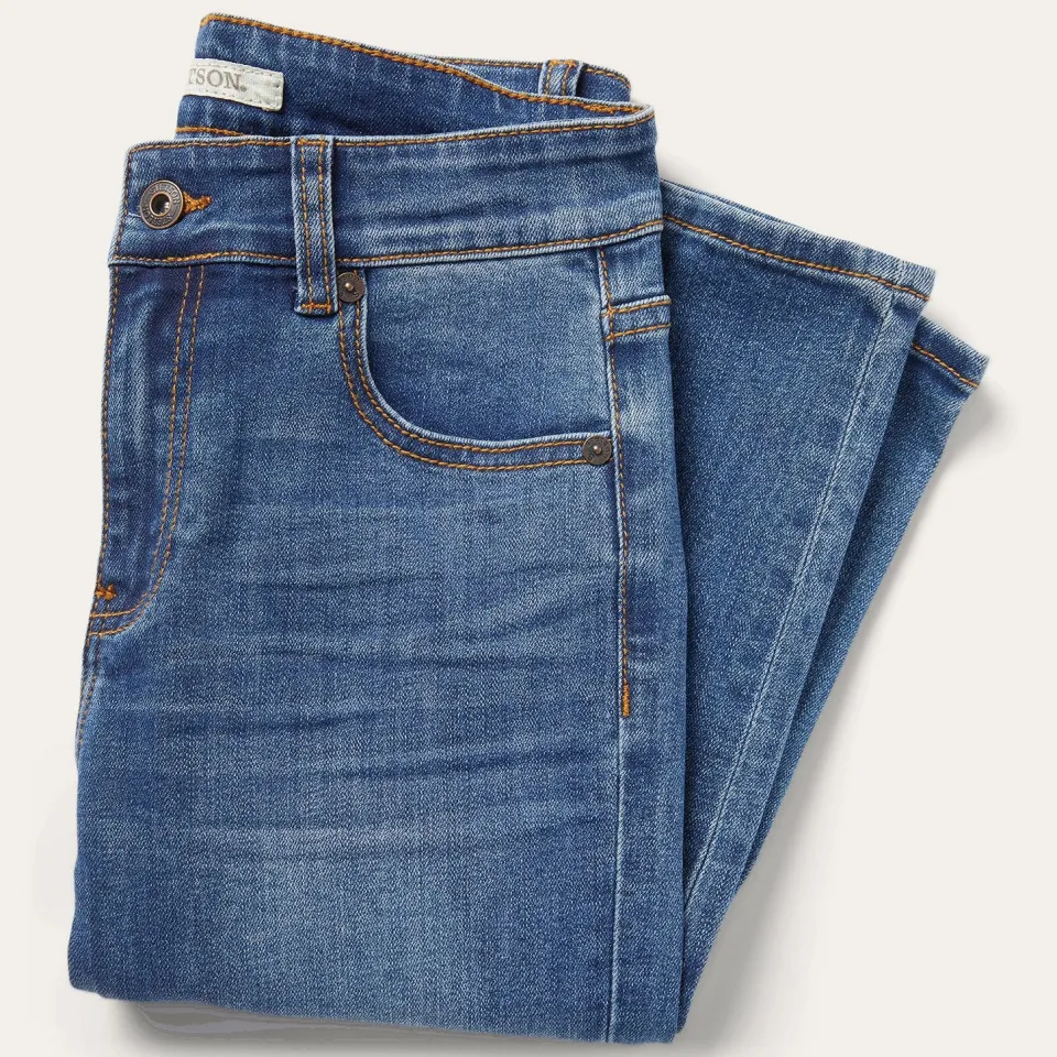 Hot Stetson 902 High Waist Skinny Fit Jeans Blue