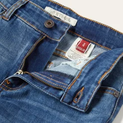 Hot Stetson 902 High Waist Skinny Fit Jeans Blue