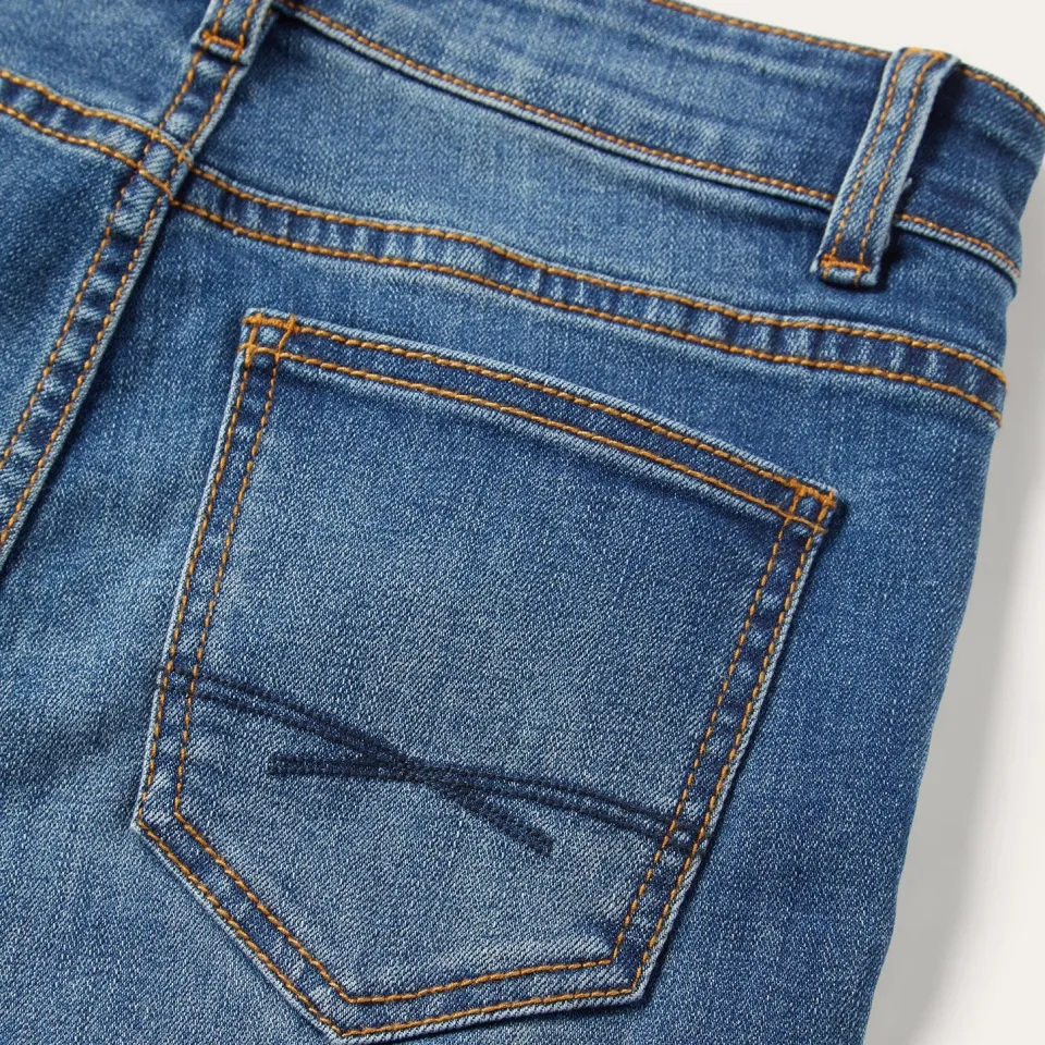 Hot Stetson 902 High Waist Skinny Fit Jeans Blue