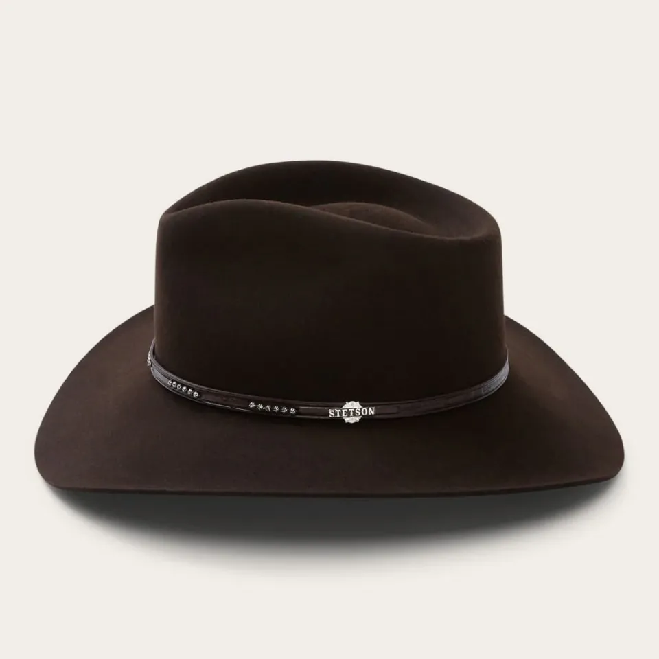 Online Stetson 16 Llano 4X Cowboy Hat Chocolate