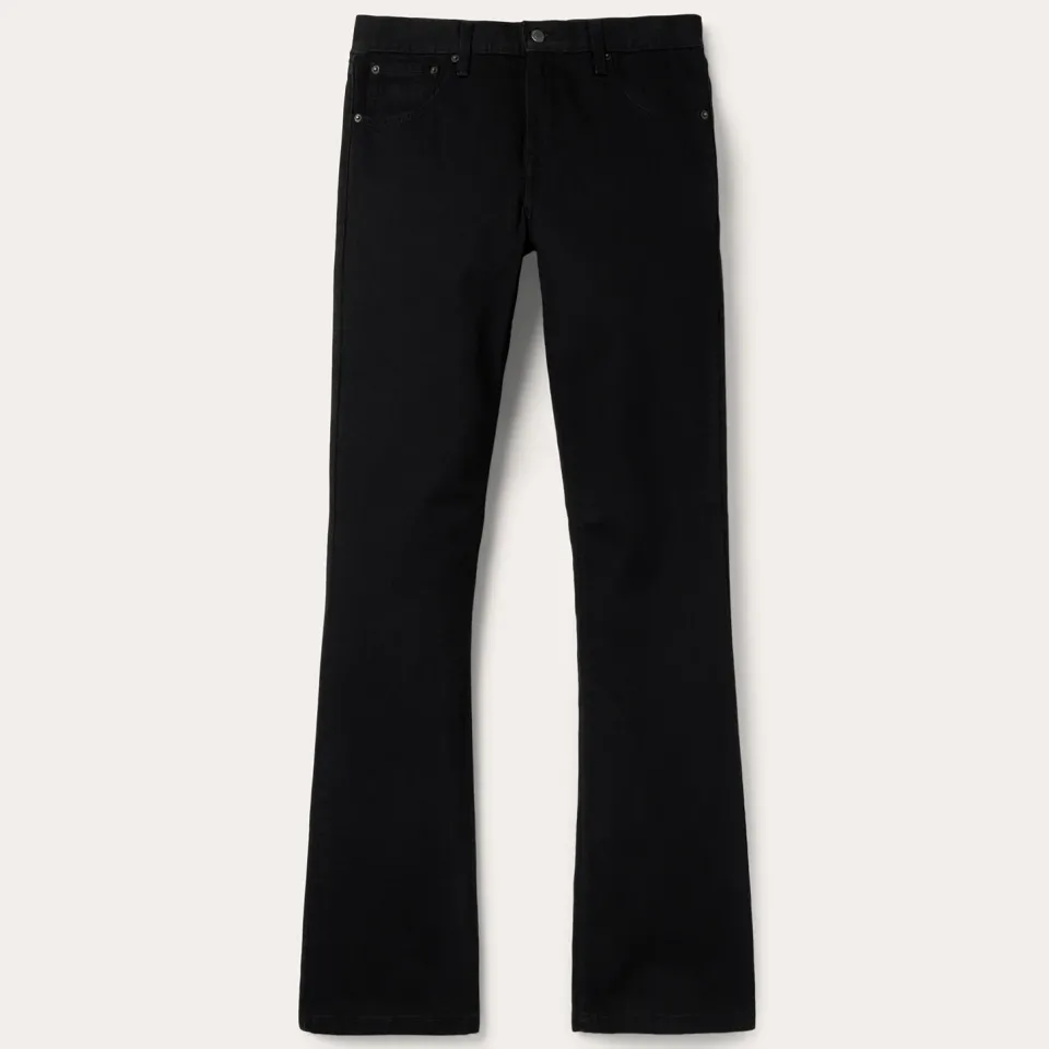 Outlet Stetson 1120 Slim Fit Standard Straight Leg Jean Black
