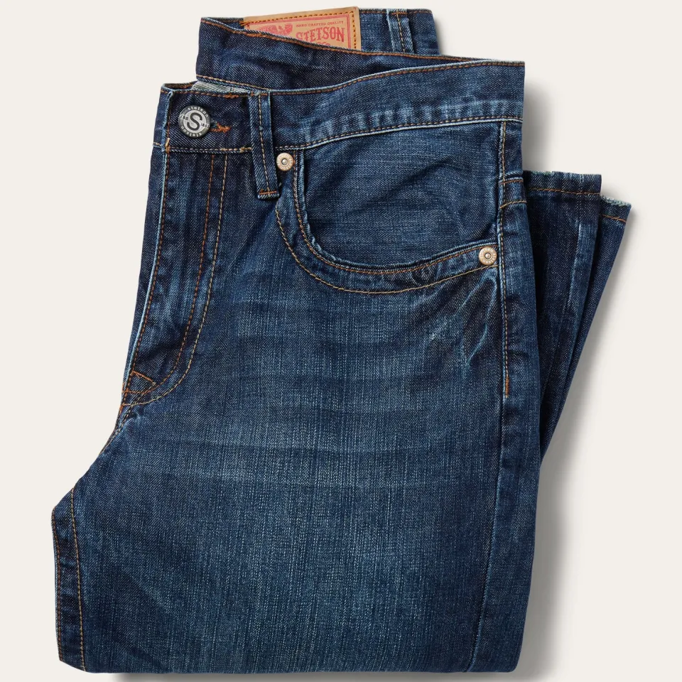 Stetson 1520 Standard Fit Jeans Blue