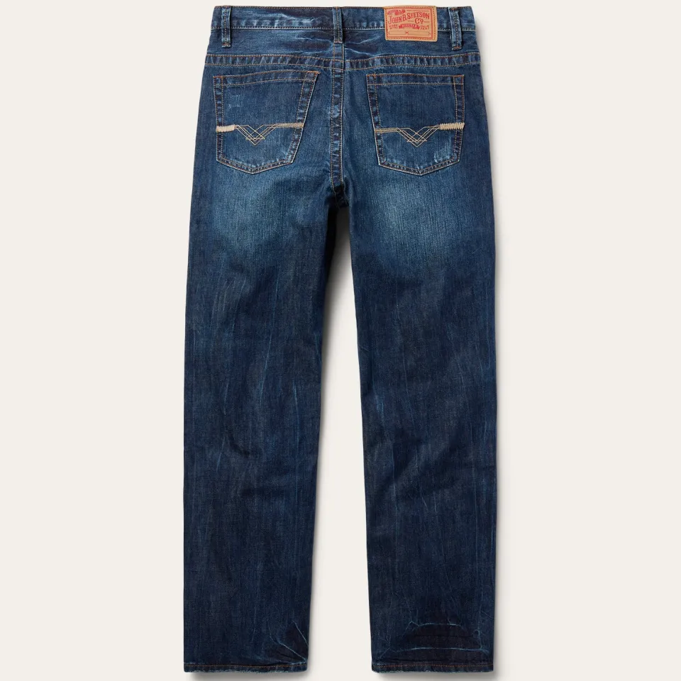 New Stetson 1520 Standard Fit Jeans Blue