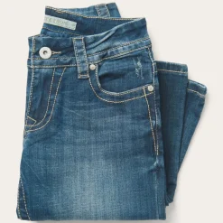 Stetson 214 Trouser Fit Jean With Deco Back Pocket Blue