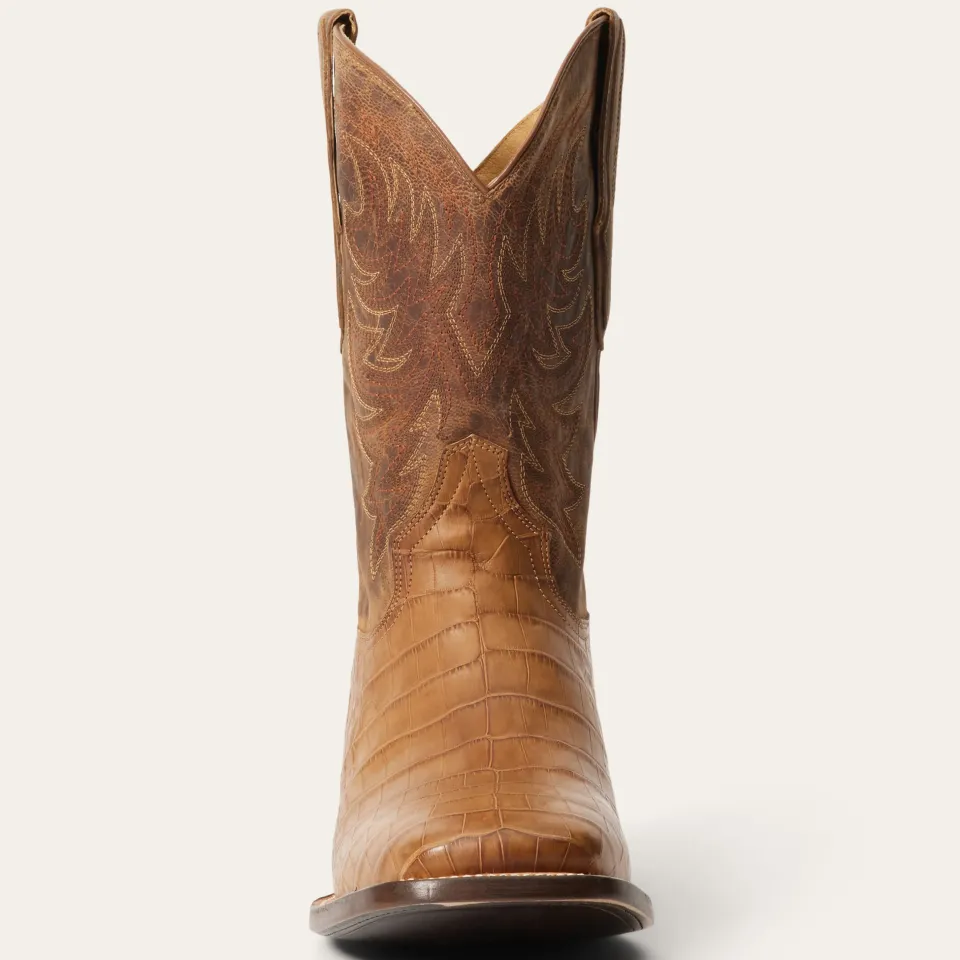 Best Stetson Aces Alligator Boots Brown