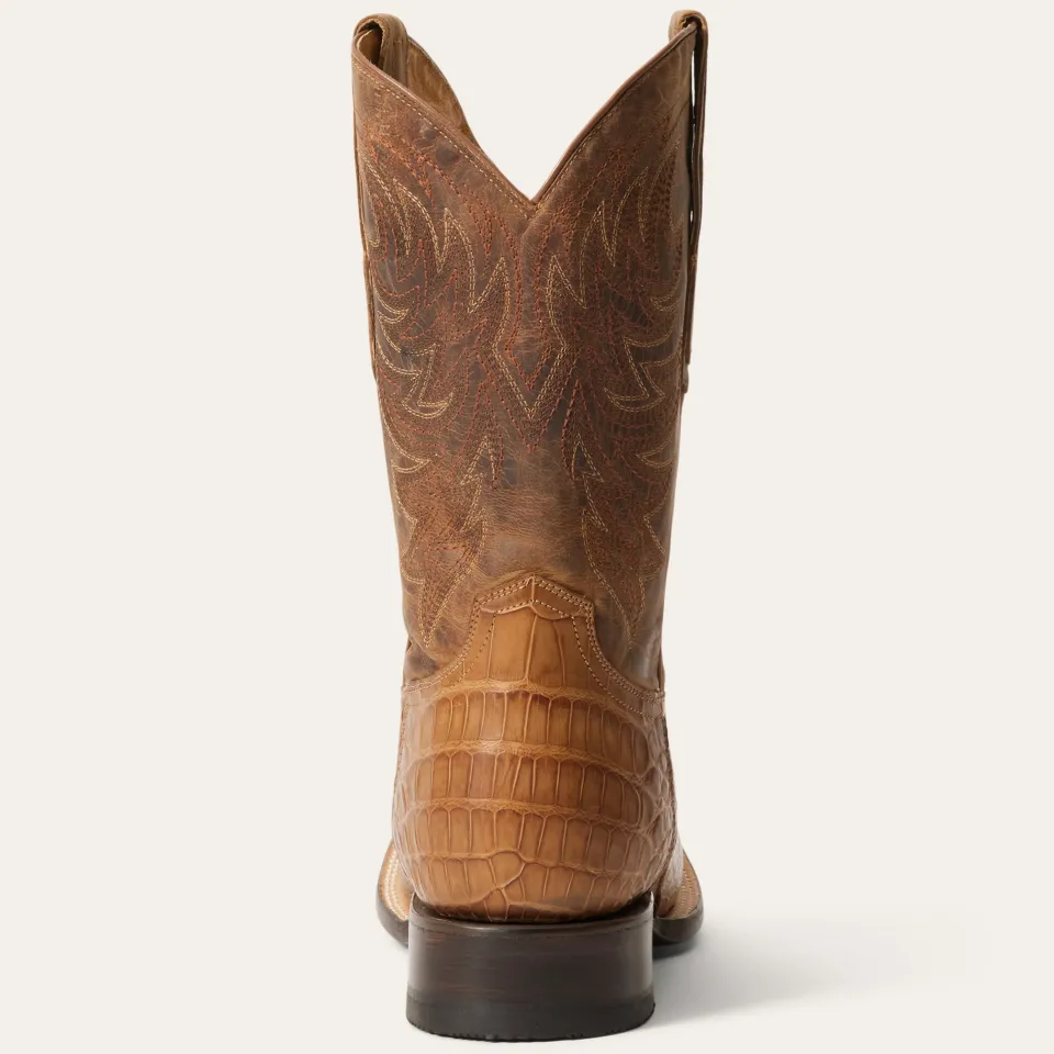 Best Stetson Aces Alligator Boots Brown