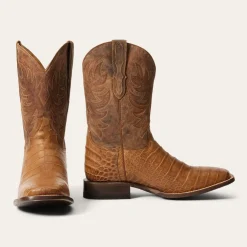 Outlet Stetson Aces Alligator Boots Brown