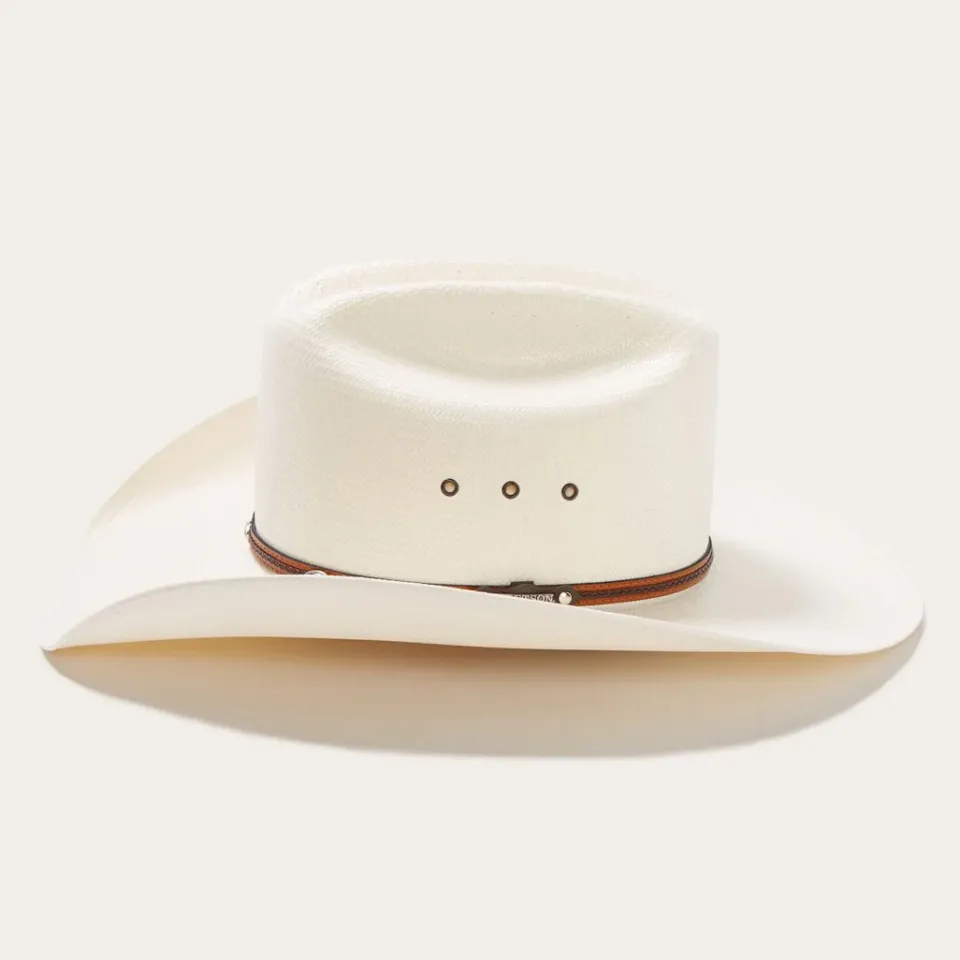 Clearance Stetson Alamo 8X Straw Cowboy Hat Natural