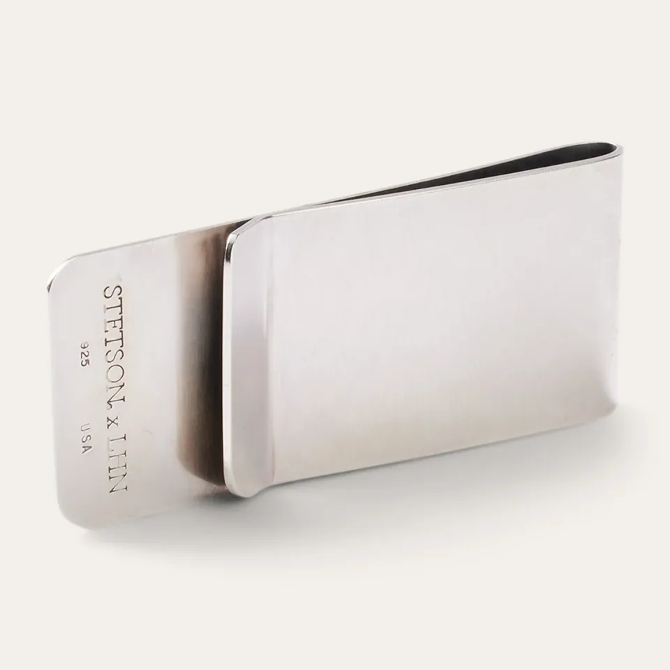 Hot Stetson American Buffalo Money Clip Sterling Silver