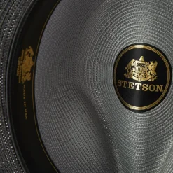 Outlet Stetson Andover Milan Fedora Grey Black