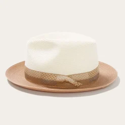 Online Stetson Andover Milan Fedora Ivory Cognac