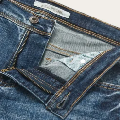 Outlet Stetson Ankle-Length Boyfriend Fit Jean Blue