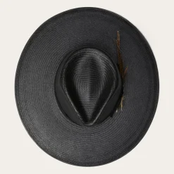 Stetson Atacama Straw Fedora Black
