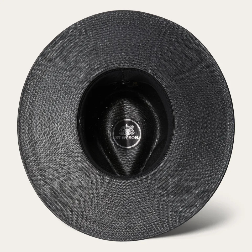 Stetson Atacama Straw Fedora Black