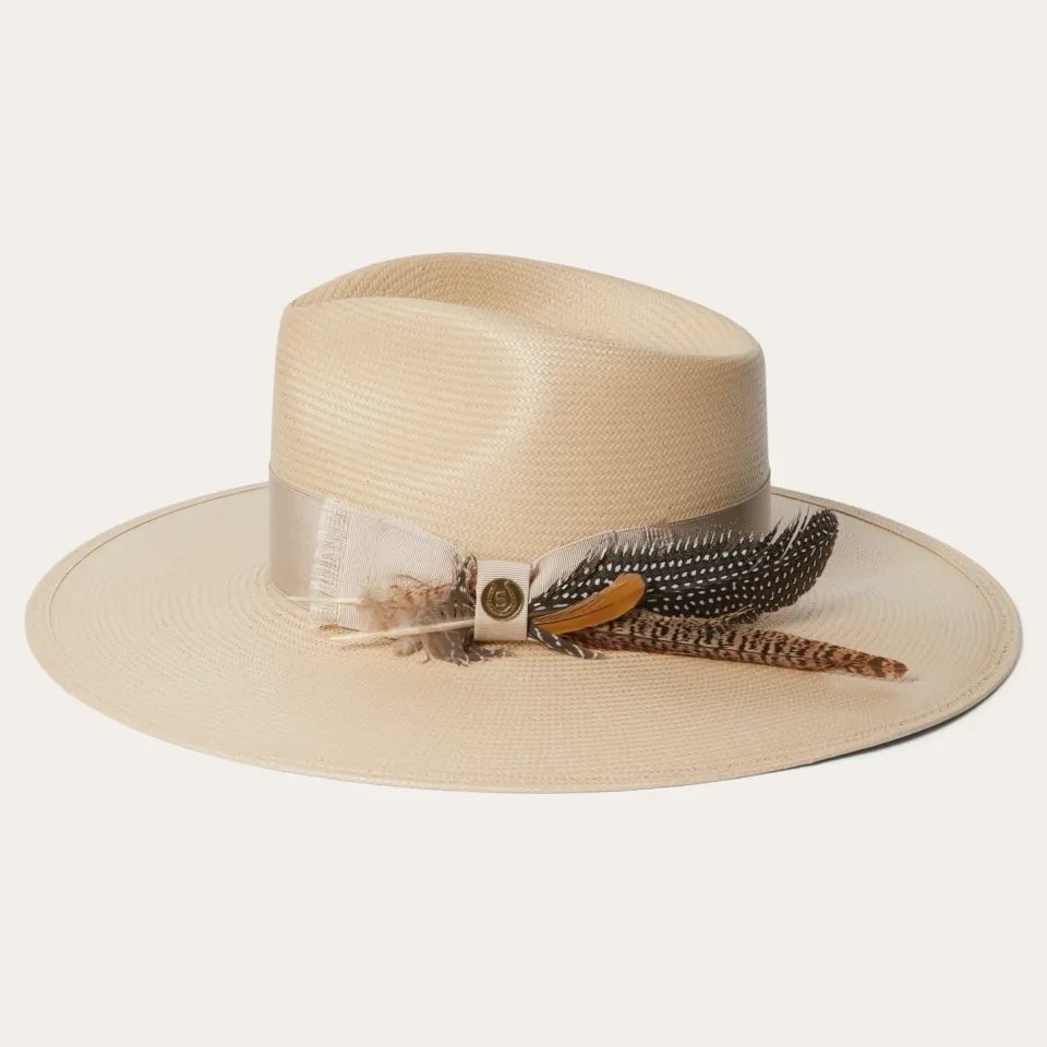 Best Stetson Atacama Straw Fedora Black