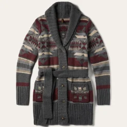 Discount Stetson Aztec Belted Cardigan Multi