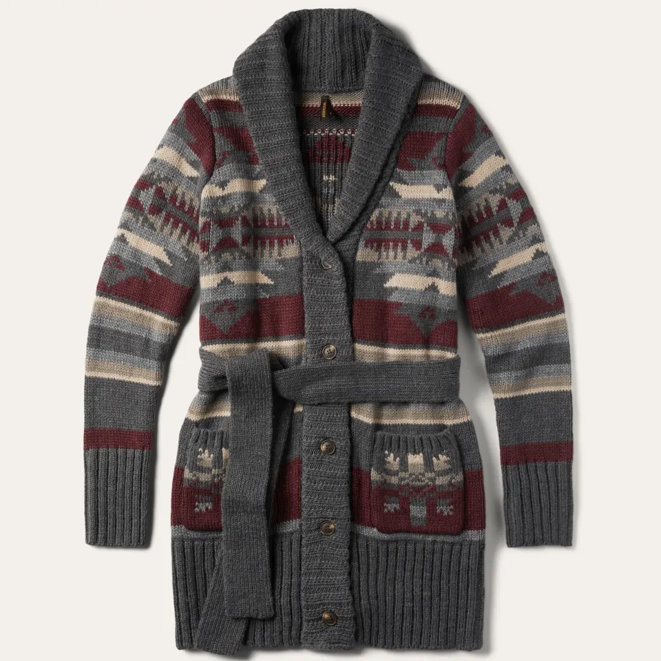 Discount Stetson Aztec Belted Cardigan Multi