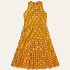 Clearance Stetson Aztec Dress Yellow