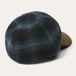 Best Stetson Baseball Cap Wool Blue Check