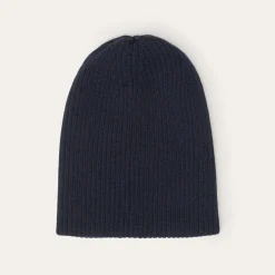 Outlet Stetson Beanie Reversible Merino Wool Navy/Blue