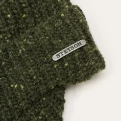 Clearance Stetson Beanie Wool Green