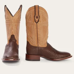 Stetson Beaumont Shark Cowboy Boot Brown