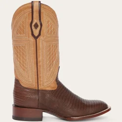 Stetson Beaumont Shark Cowboy Boot Brown
