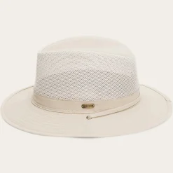Discount Stetson Berghund 'No Fly Zone' Mesh Hat Khaki