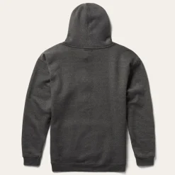 Clearance Stetson Bison Hoodie Grey