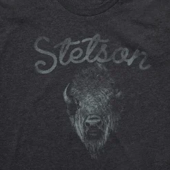 Outlet Stetson Bison Spirit Graphic Tee Black