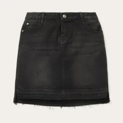 Discount Stetson Denim 5-Pocket Skirt Black