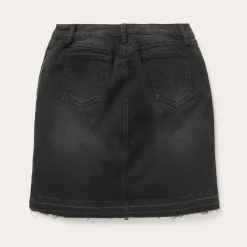 Discount Stetson Denim 5-Pocket Skirt Black