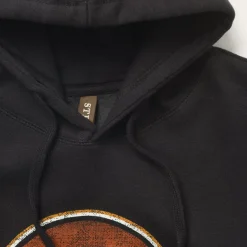 Clearance Stetson Desert Scene Fleece Knit Hooded Sweatshirt Black
