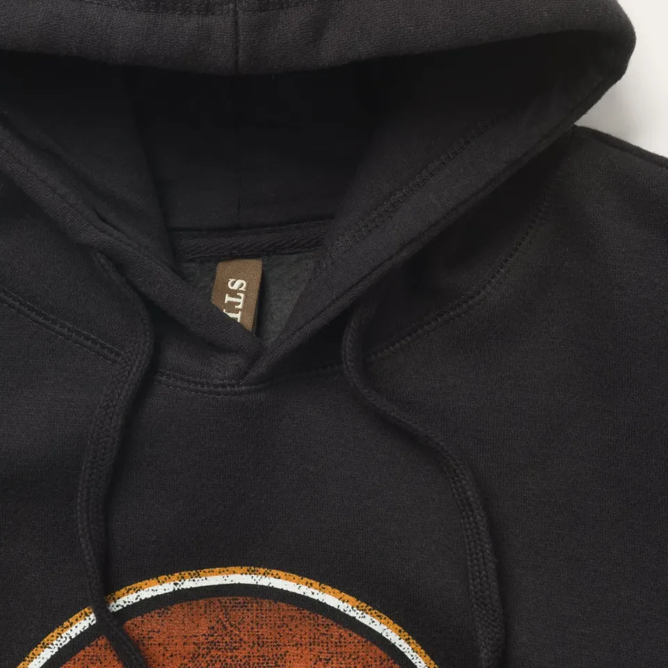 Clearance Stetson Desert Scene Fleece Knit Hooded Sweatshirt Black