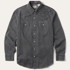 Hot Stetson Diamond Shirt Black