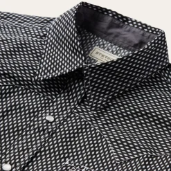 Hot Stetson Diamond Shirt Black