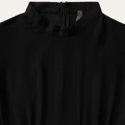 Clearance Stetson Herringbone Twill Midi Dress Black
