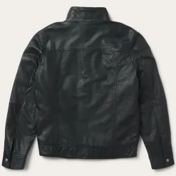 New Stetson Leather Jacket Black